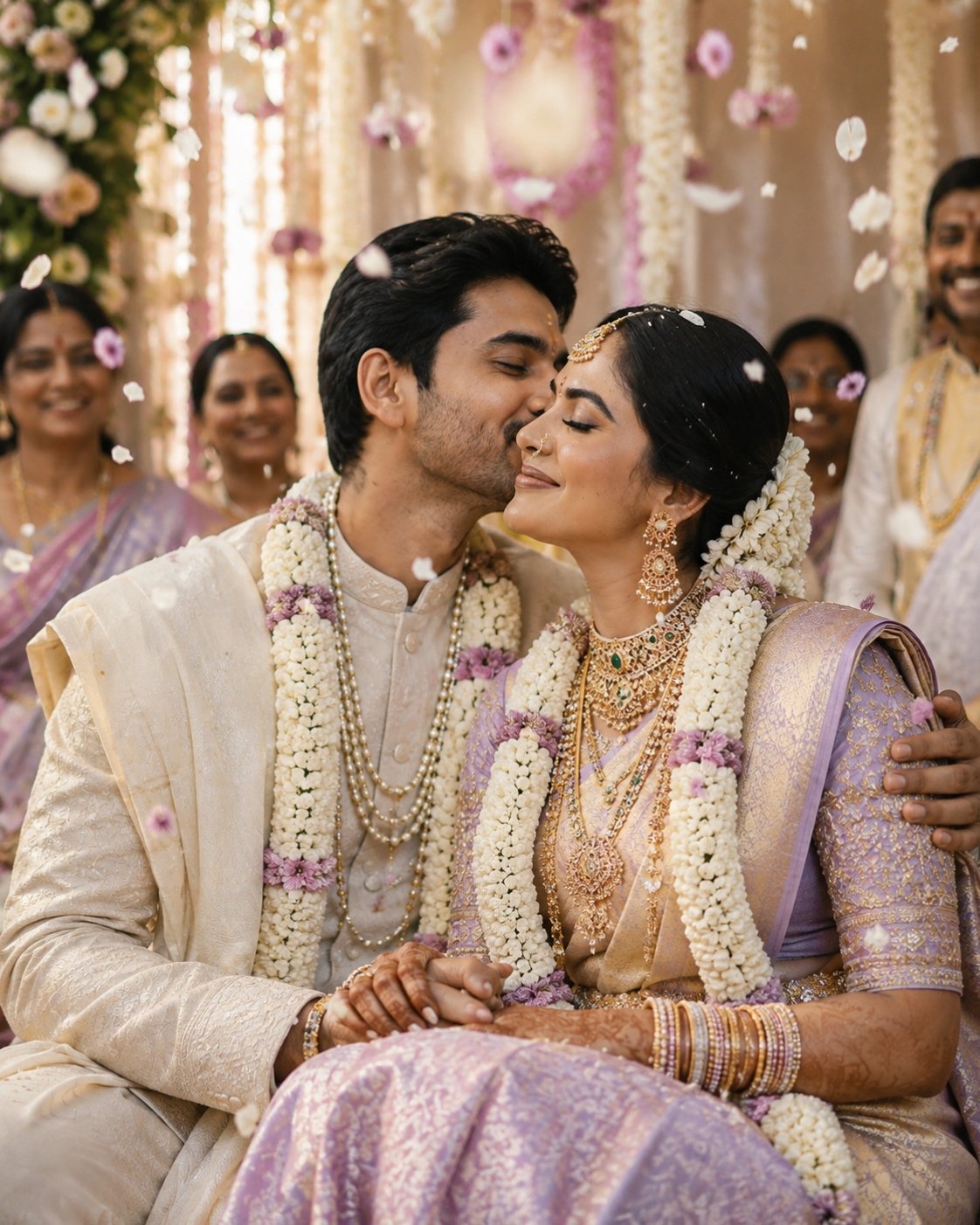 Candid Indian wedding moment