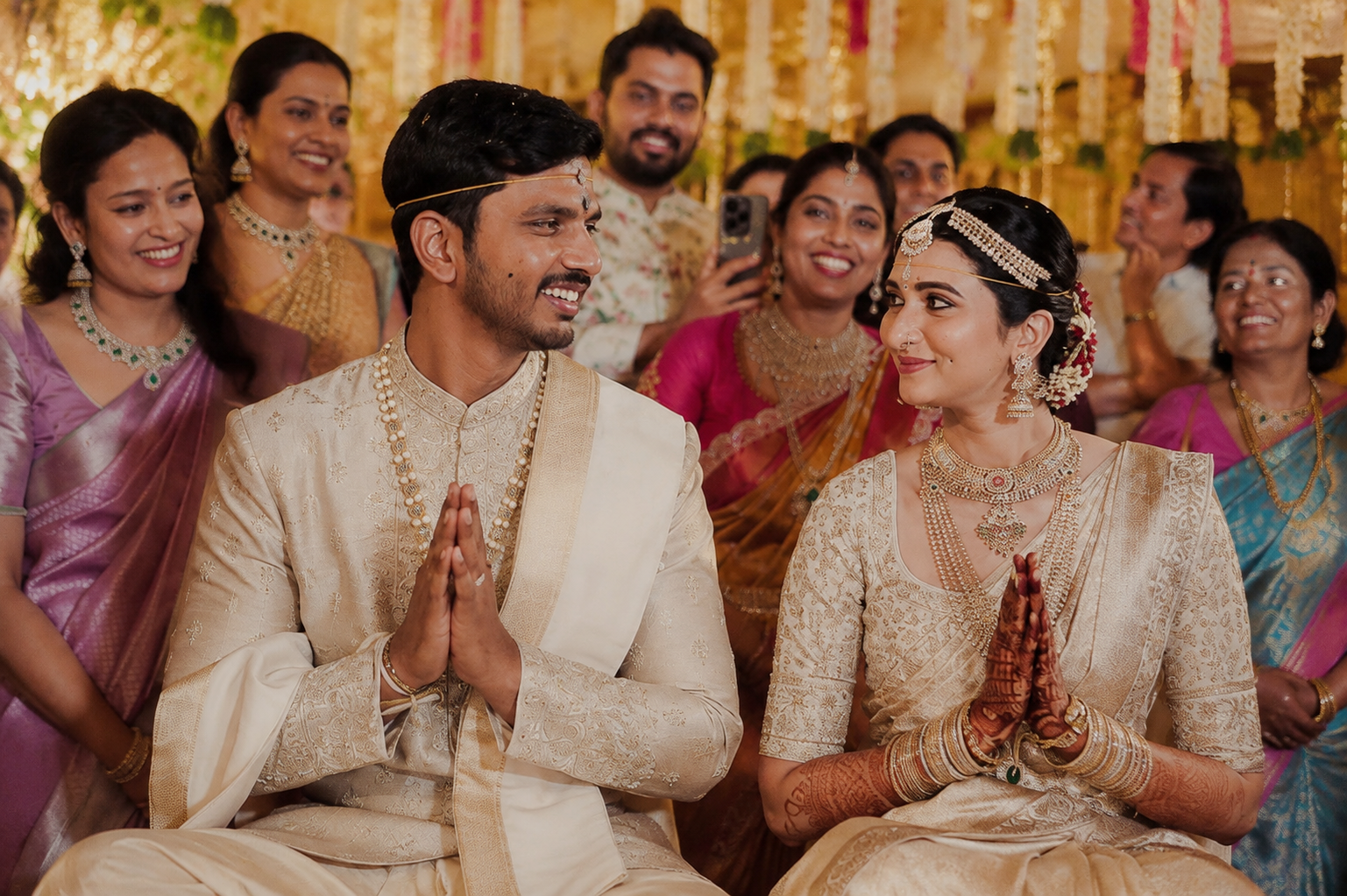 Traditional wedding ceremony photographed with attention to ritual and family