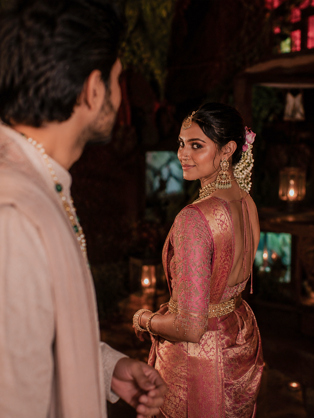 Meghana and Rohit wedding portrait