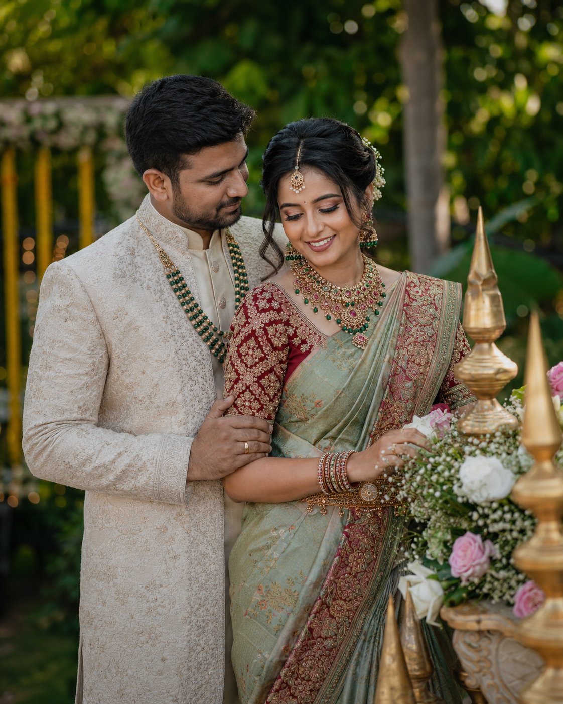 Karthik and Meghana wedding photography in Guntur by Adirala Studios