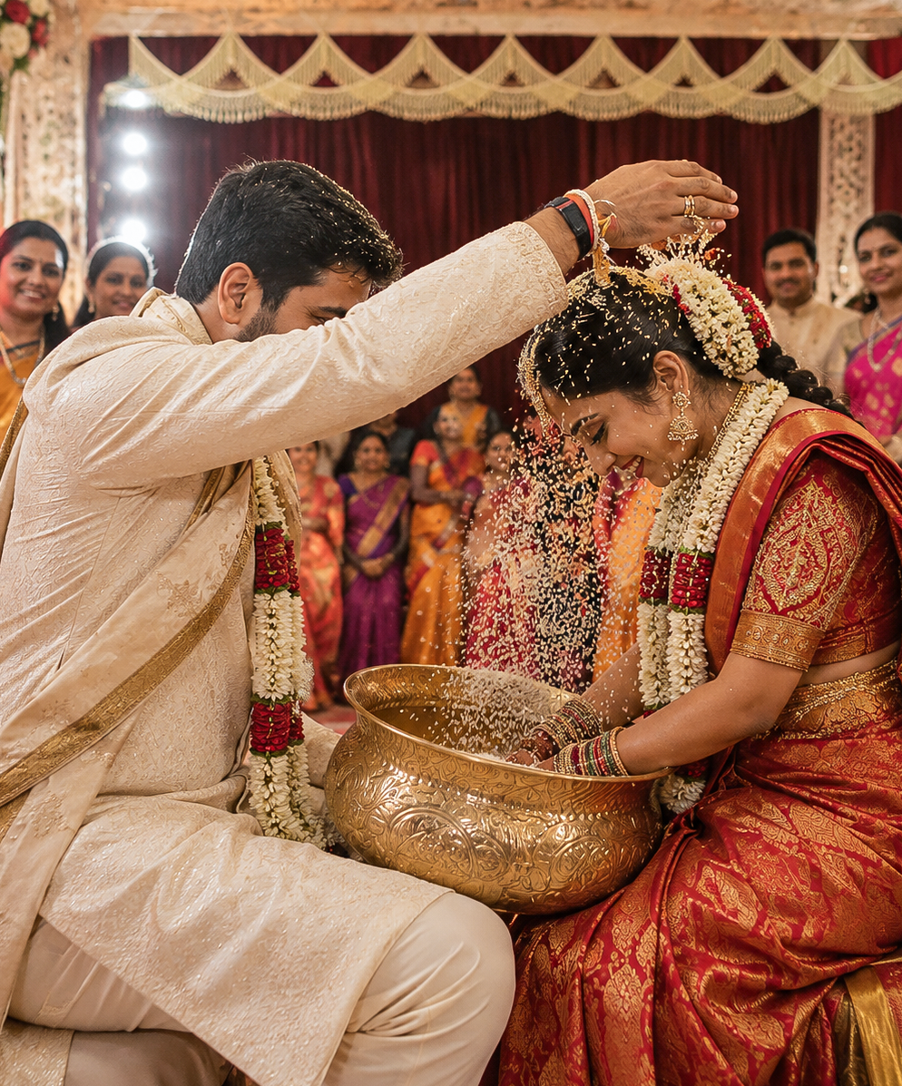 Indian wedding celebration