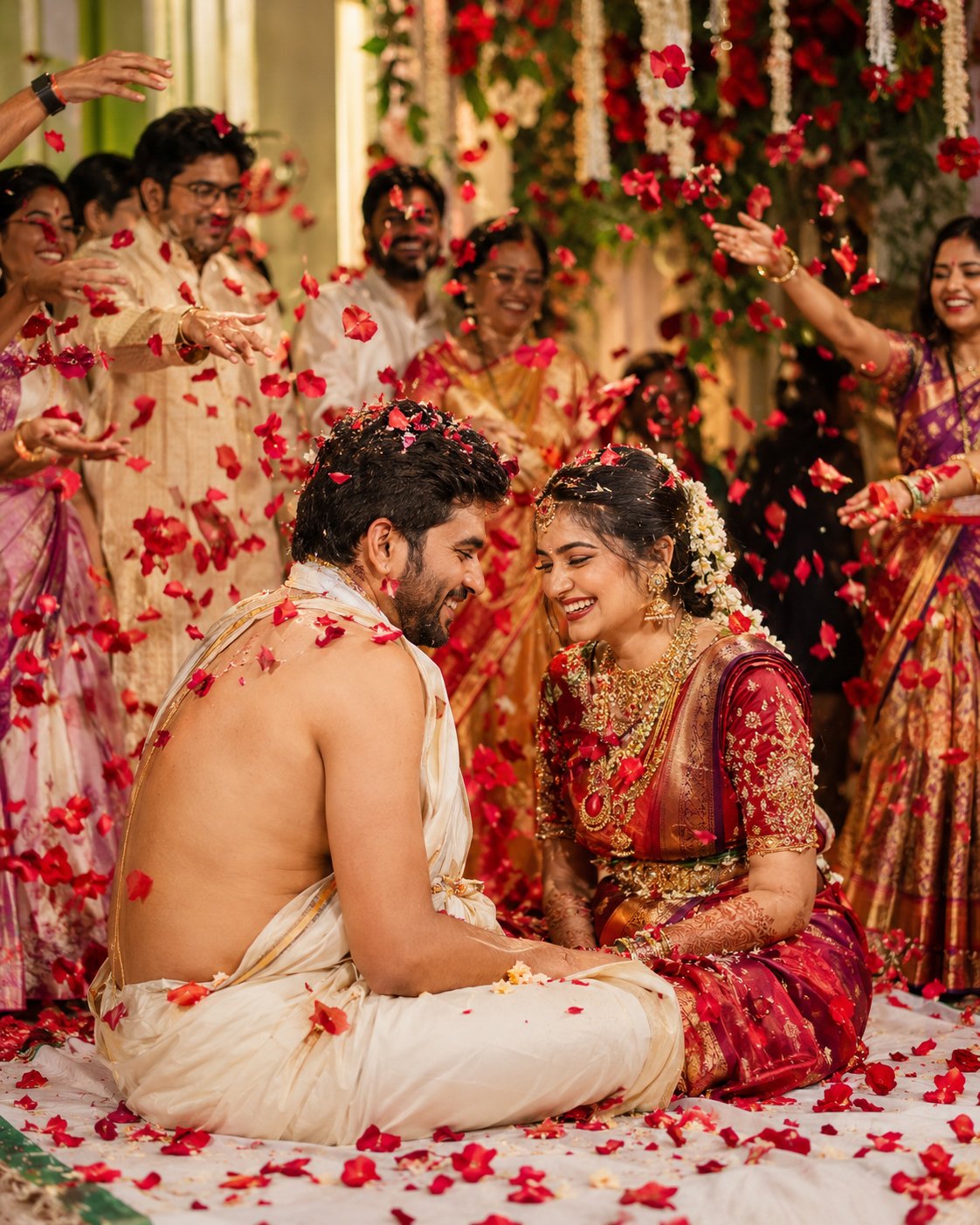 Traditional wedding ritual photographed by Adirala Studios